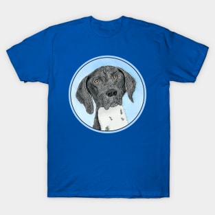 German Shorthaired Pointer Painting - Original Art T-Shirt